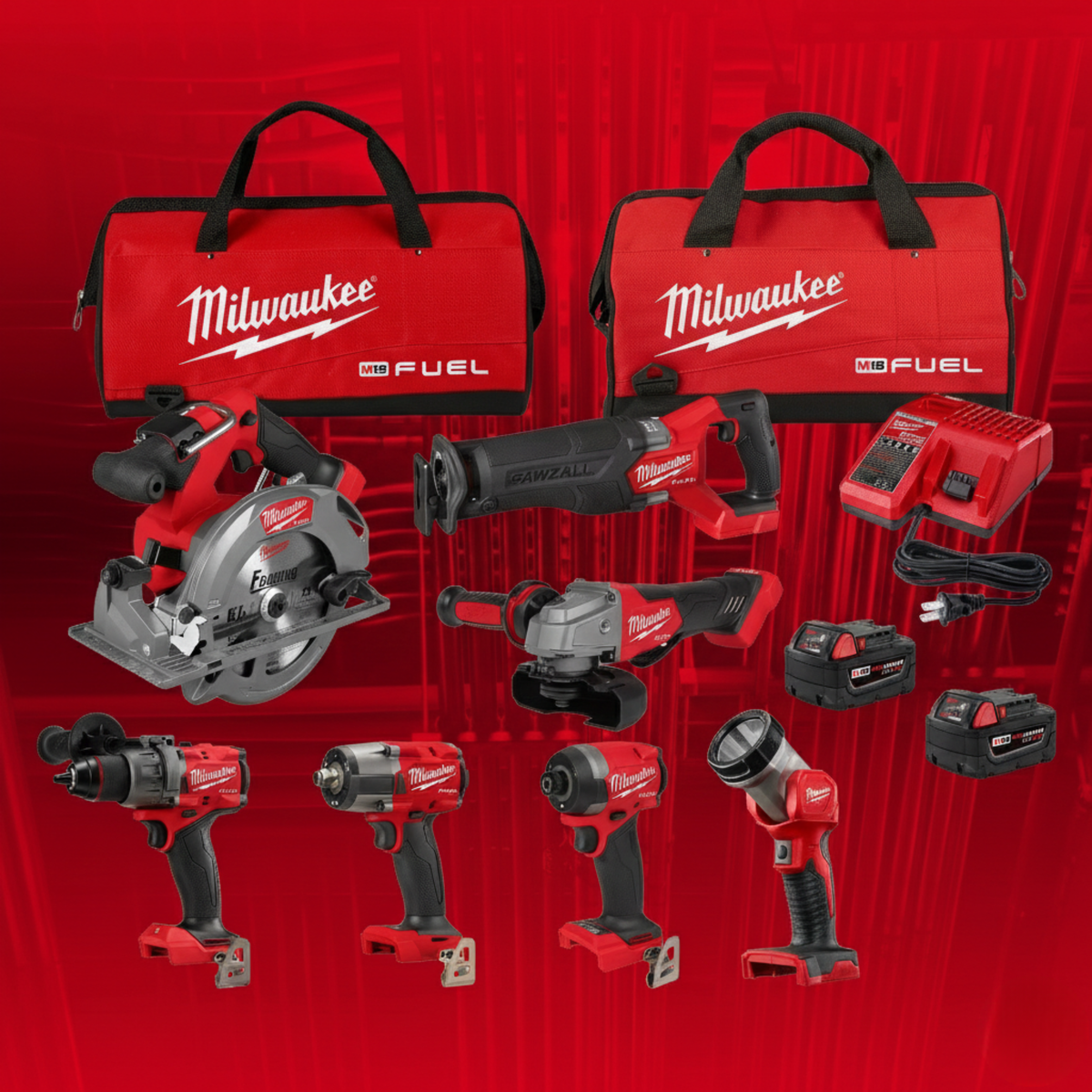 MILWAUKEE KIT – 7 PROFESSIONAL TOOLS