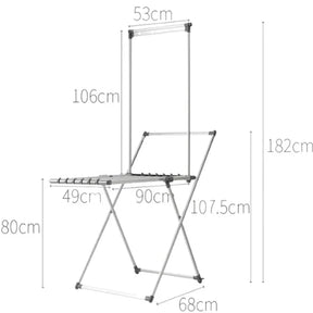 Séchoir Compact Multifonctionnel - Acier Inoxydable