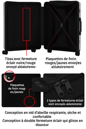 Kit 2 Valises de voyage ultra résistante