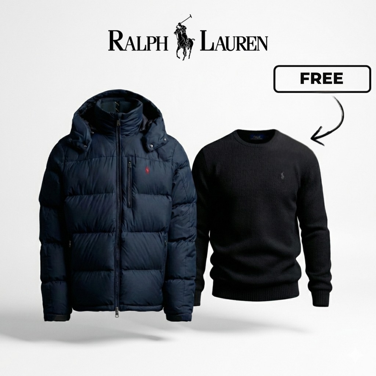 GORHAM DAUNENJACKE + GRATIS PULLOVER (LETZTES ANGEBOT)