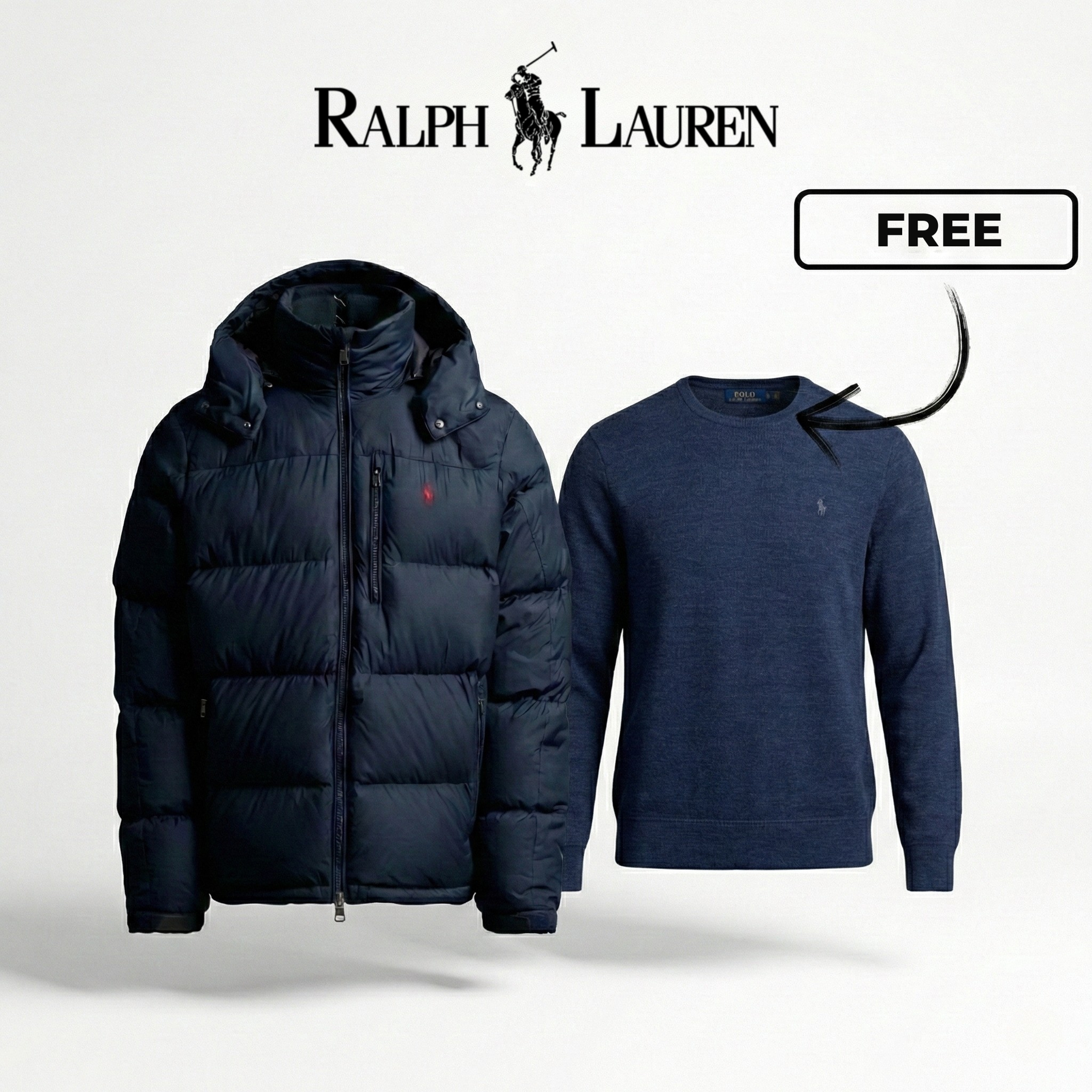 GORHAM DAUNENJACKE + GRATIS PULLOVER (LETZTES ANGEBOT)