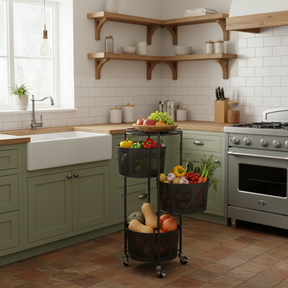 4-stöckiges Küchenregal + Gratisgeschenk 