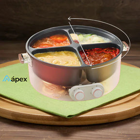 Poêle multifonction 4 en 1 - PLUS DE PRATICITÉ EN CUISINE AVEC 6L